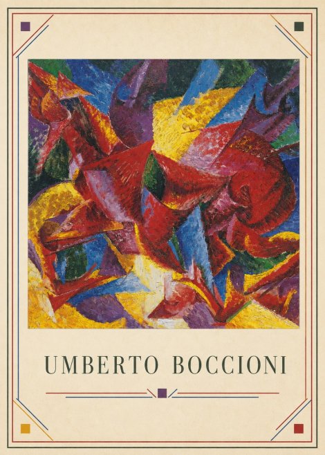 Umberto Boccioni Umberto Boccioni I No3 - Plakat