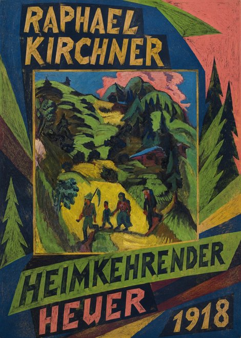 Raphael Kirchner Heimkehrender Heuer No6 - Plakat