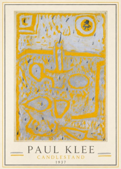 Paul Klee Candlestand No1 - Plakat