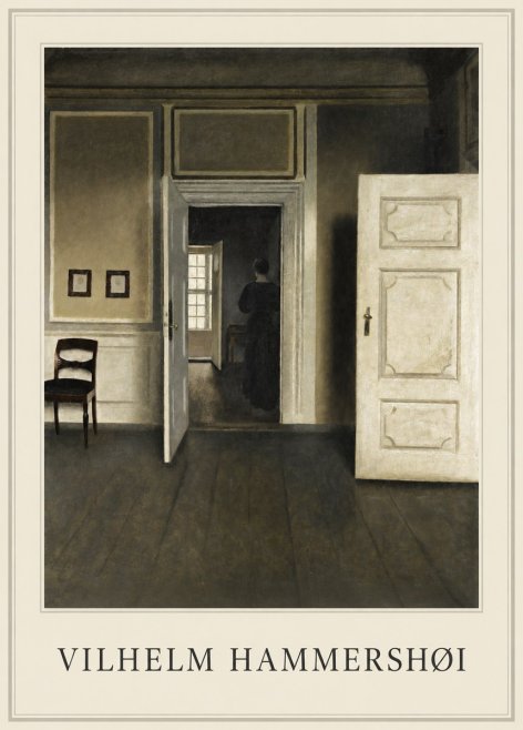 Vilhelm Hammershøi Interior, Strandgade 30 I No1 - Plakat