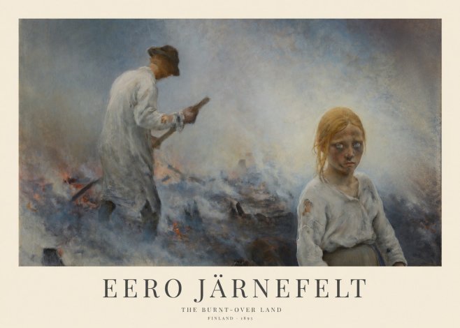 Eero Järnefelt The Burnt-over Land No1 - Plakat