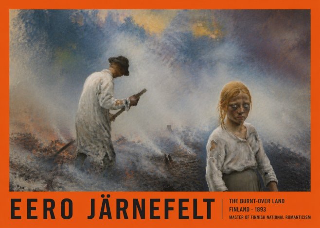 Eero Järnefelt The Burnt-over Land No4 - Plakat