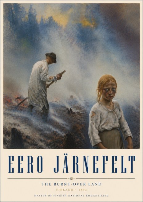 Eero Järnefelt The Burnt-over Land No6 - Plakat