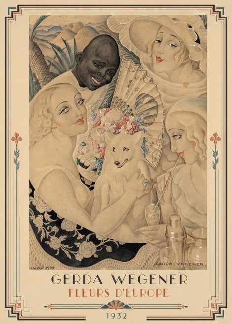 Gerda Wegener Fleurs D'europe No1 - Plakat