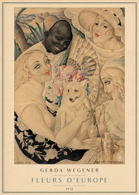 Gerda Wegener Fleurs D'europe No4 - Plakat