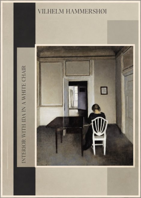 Vilhelm Hammershøi Interior with Ida in a White Chair No3 - Plakat