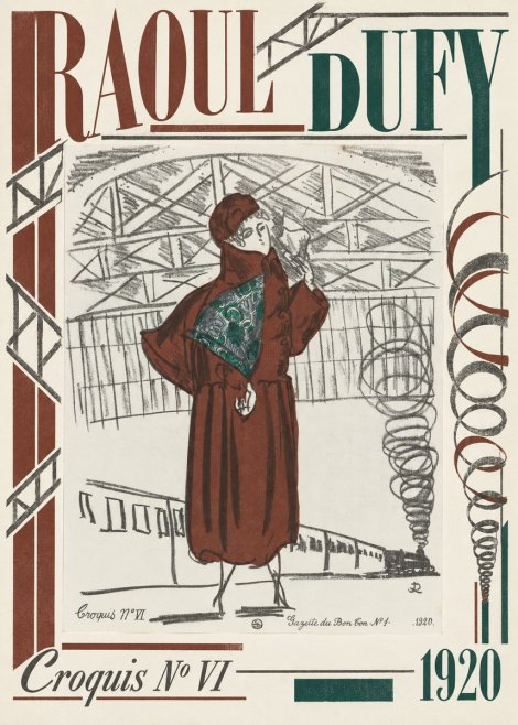 Raoul Dufy Croquis No Vi No6 - Plakat