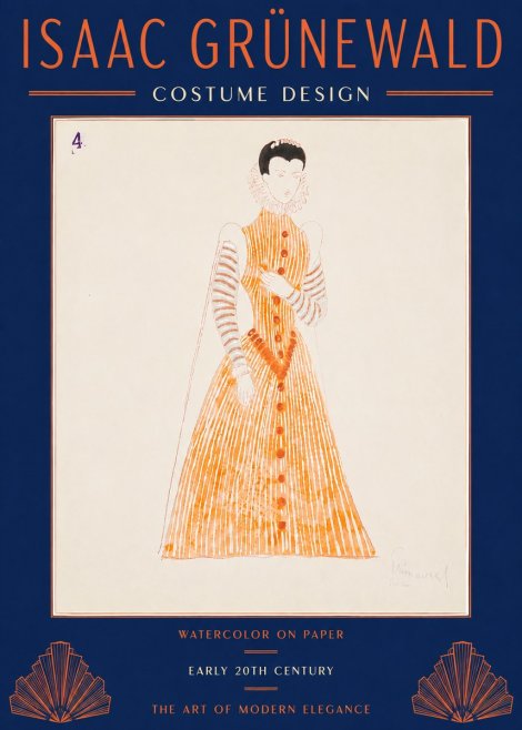Isaac Grünewald Costume Design VII No4 - Plakat