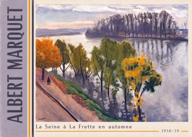 Albert Marquet La Seine À La Frette En Automne No2 - Plakat