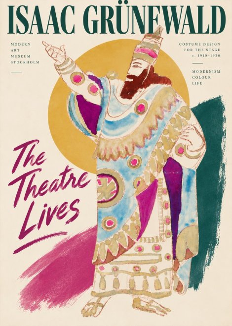 Isaac Grünewald The Theatre Lives No5 - Plakat