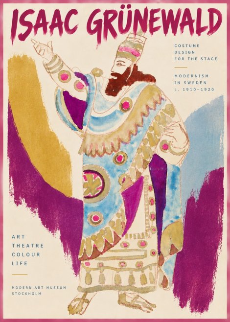 Isaac Grünewald The Theatre Lives No6 - Plakat