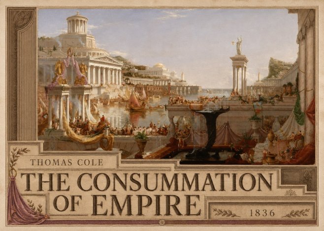 Thomas Cole The Consummation of Empire No5 - Plakat