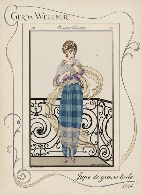 Gerda Wegener Jupe De Grosse Toile No3 - Plakat