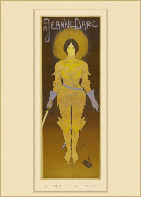 Georges de Feure À Jeanne D'arc No4 - Plakat