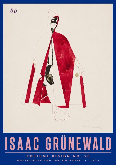 Isaac Grünewald Costume Design No. 20 No3 - Plakat