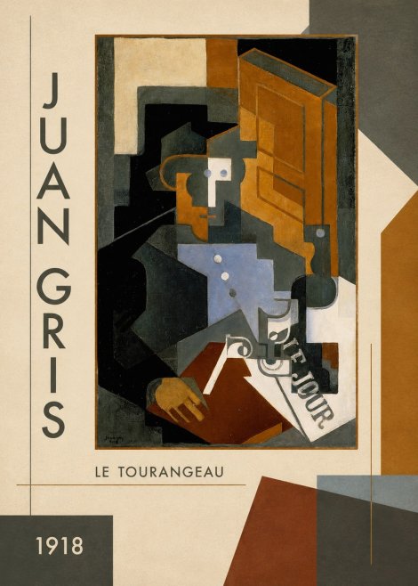 Juan Gris Le Tourangeau No3 - Plakat