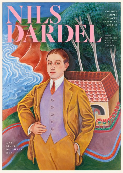 Nils Dardel Portrait in a Southern Landscape No2 - Plakat