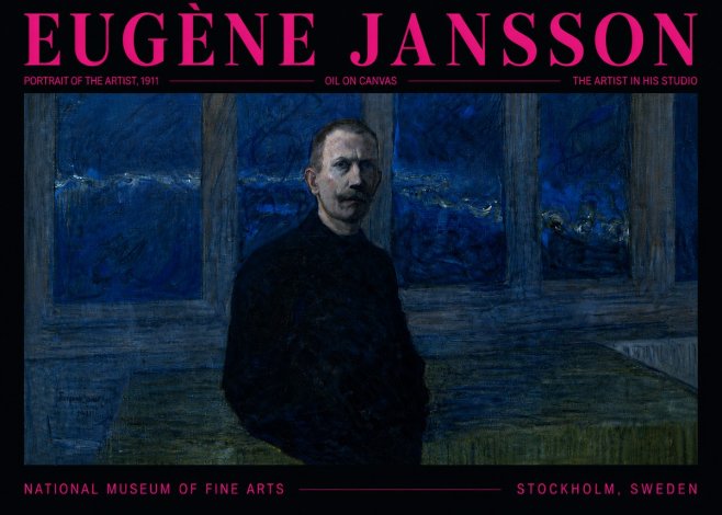 Eugène Jansson Portrait of the Artist, 1911 No5 - Plakat