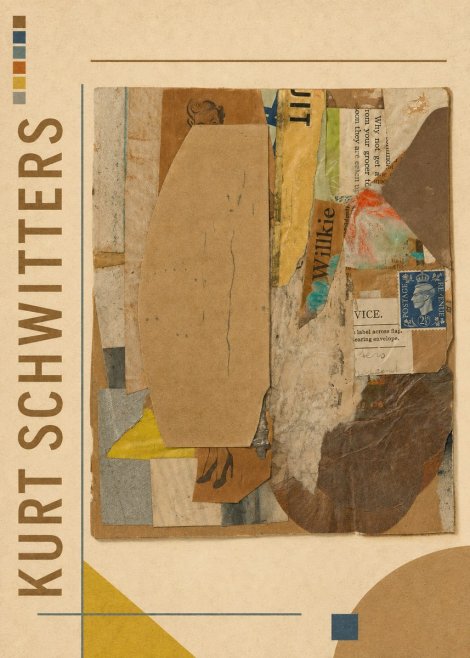 Kurt Schwitters Abstract Merz Collage No1 - Plakat
