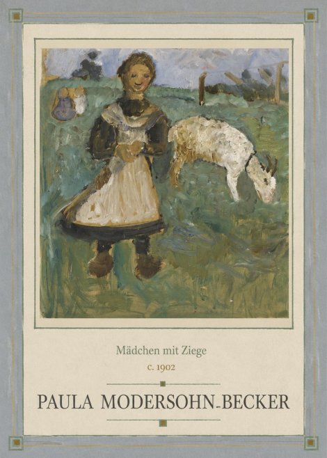 Paula Modersohn-Becker Mädchen Mit Ziege No1 - Plakat