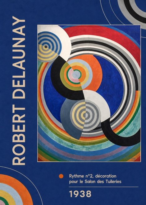 Robert Delaunay Rythme N°2, Décoration Pour Le Salon Des Tuileries No2 - Plakat