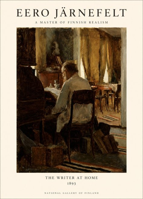 Eero Järnefelt The Writer at Home No1 - Plakat