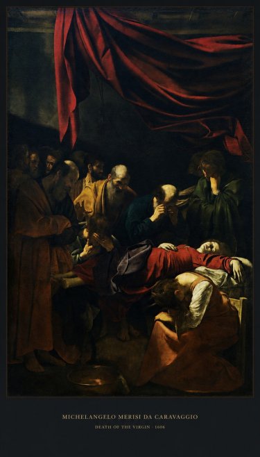 Michelangelo Merisi da Caravaggio Death of the Virgin No5 - Plakat