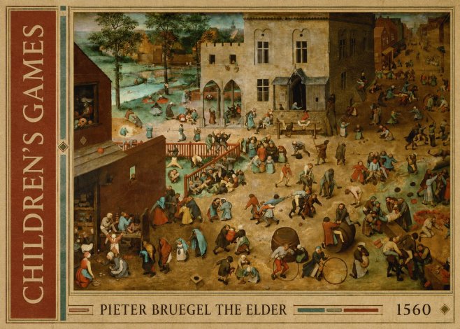 Pieter Bruegel Children's Games II No2 - Plakat