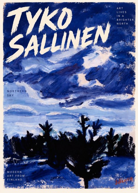 Tyko Sallinen Northern Sky No4 - Plakat
