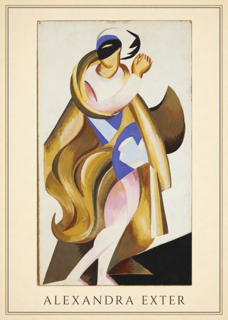 Alexandra Exter Art Deco Figure No3 - Plakat