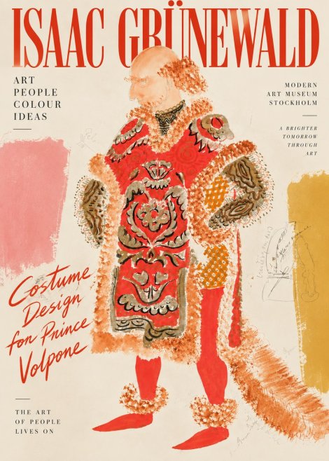 Isaac Grünewald Costume Design for a Theatre Production No4 - Plakat
