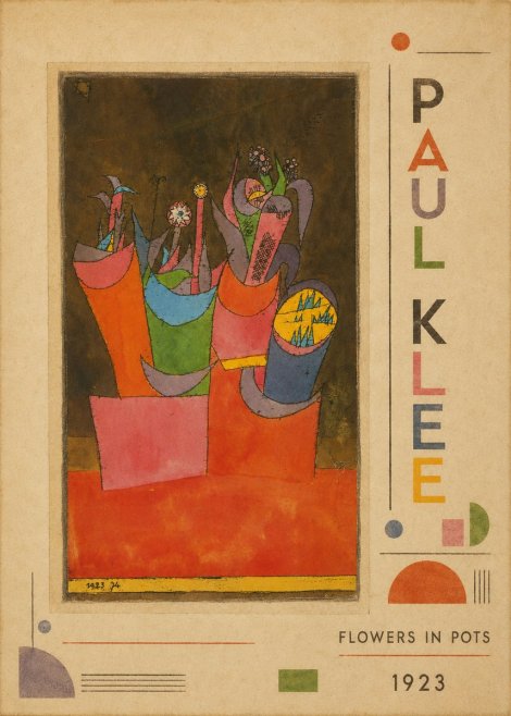 Paul Klee Flowers in Pots No2 - Plakat