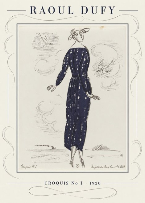 Raoul Dufy Croquis N° I · 1920 No3 - Plakat