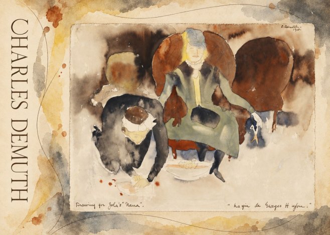 Charles Demuth Drawing for Zola's "Nana" No4 - Plakat