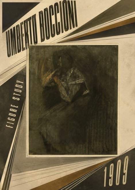 Umberto Boccioni Figure Study I No5 - Plakat