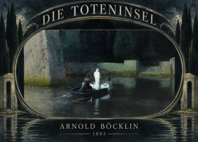Arnold Böcklin Die Toteninsel IV No6 - Plakat