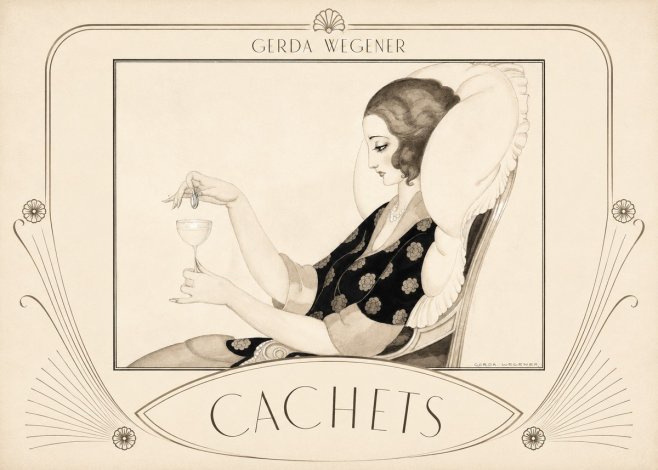 Gerda Wegener Cachets No3 - Plakat