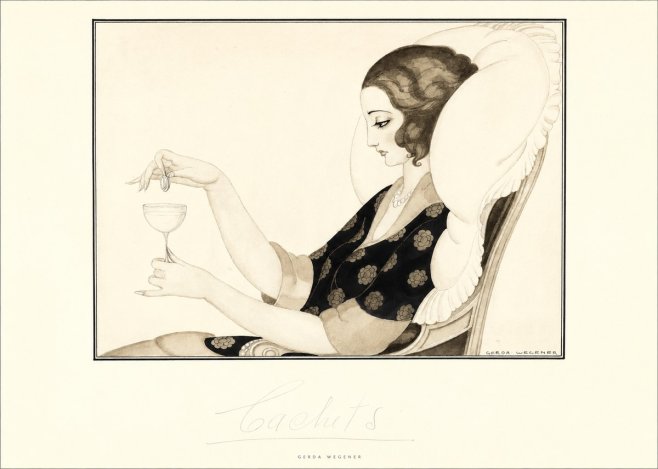 Gerda Wegener Cachets No5 - Plakat
