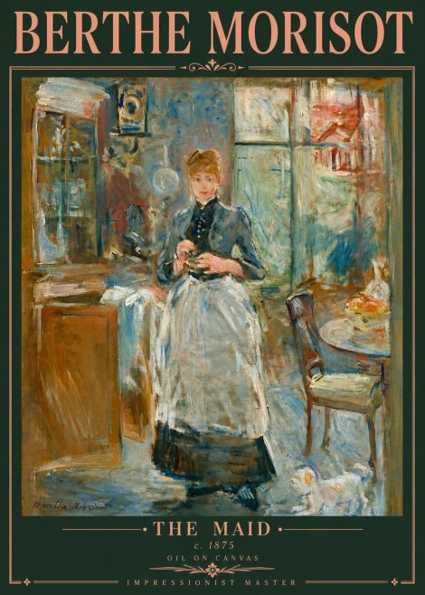 Berthe Morisot The Maid No5 - Plakat