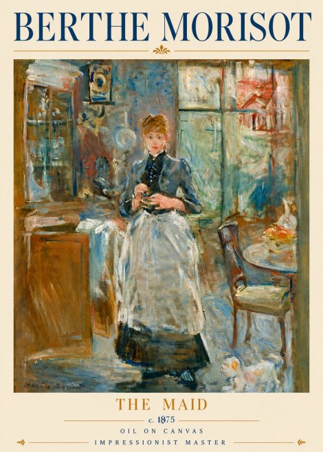 Berthe Morisot The Maid No6 - Plakat