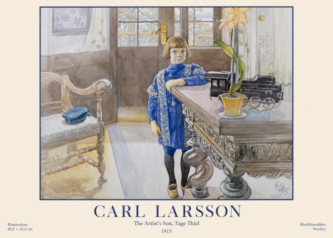 Carl Larsson The Artist's Son, Tage Thiel No1 - Plakat