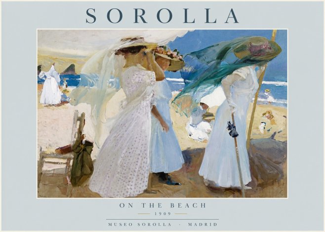 Sorolla On the Beach No2 - Plakat