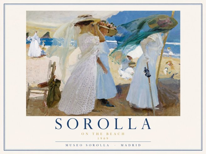Sorolla On the Beach No3 - Plakat