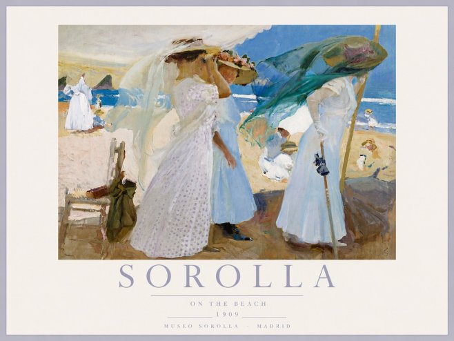 Sorolla On the Beach No6 - Plakat
