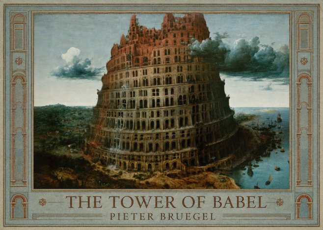 Pieter Bruegel The Tower of Babel XII No1 - Plakat