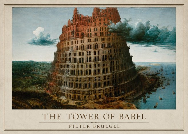 Pieter Bruegel The Tower of Babel XII No2 - Plakat