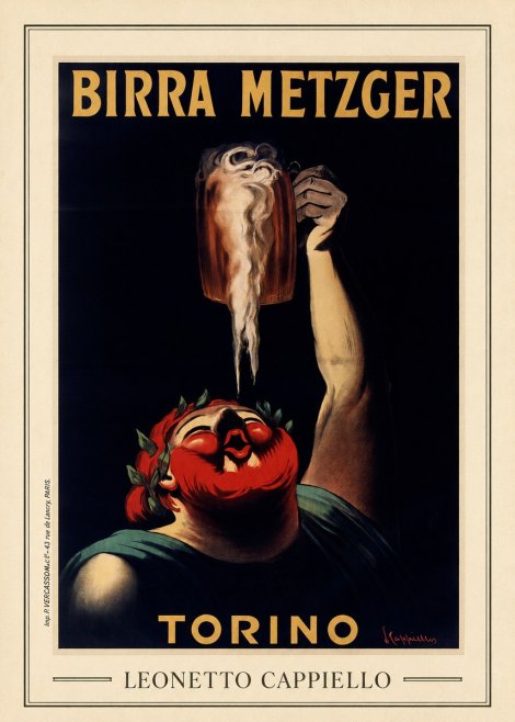 Leonetto Cappiello Birra Metzger No3 - Plakat