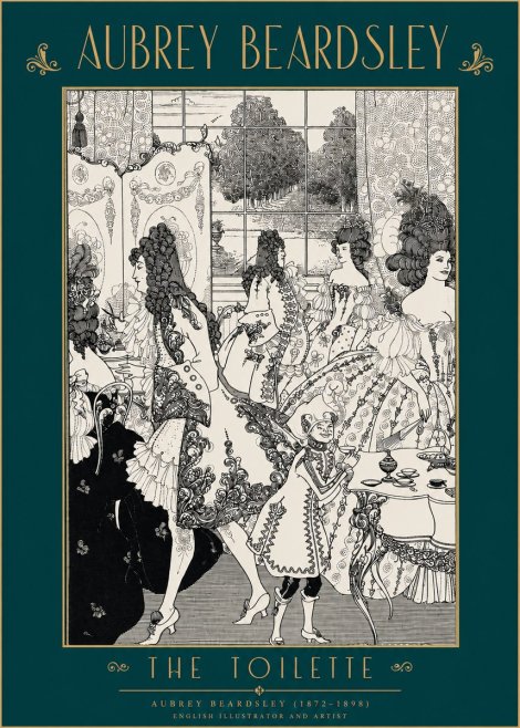 Aubrey Beardsley The Toilette No2 - Plakat