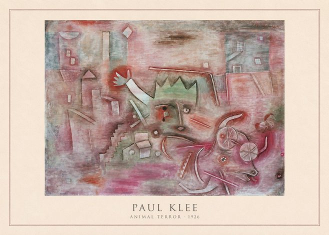 Paul Klee Animal Terror No4 - Plakat