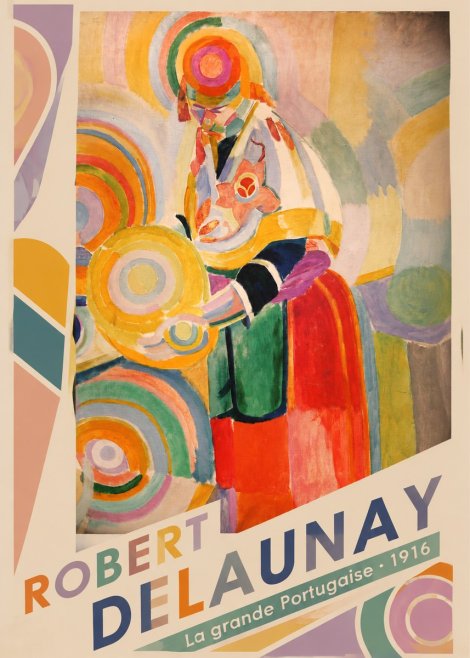 Robert Delaunay La Grande Portugaise II No2 - Plakat